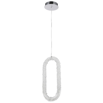 Подвесной светильник овальной формы Gilbertine Oval Crystal Hanging Lamp