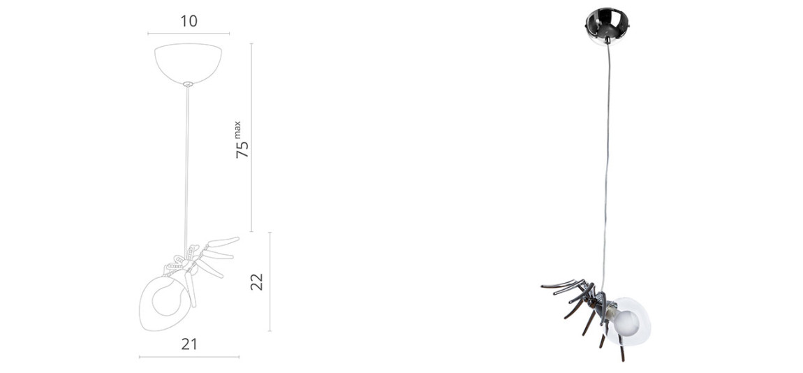 Подвесной светильник Паук Spiders lamp