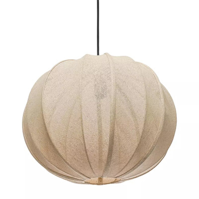 Подвесной светильник с бежевым тканевым абажуром Modern Textured Table Lamp