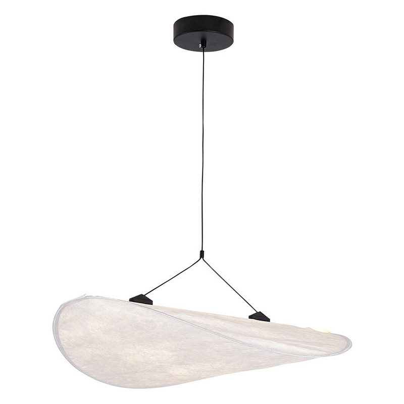 Подвесной светильник с белым плафоном в форме облака Диаметр 60 см Cloud Junction