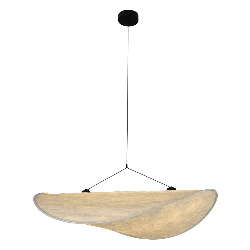 Подвесной светильник с белым плафоном в форме облака Диаметр 80 см Cloud Junction