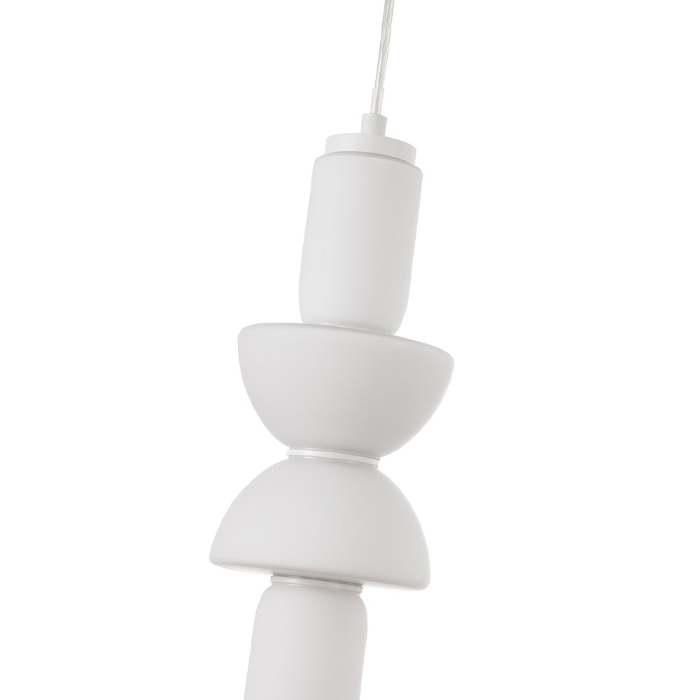 Подвесной светильник с белыми матовыми плафонами Hiding secrets