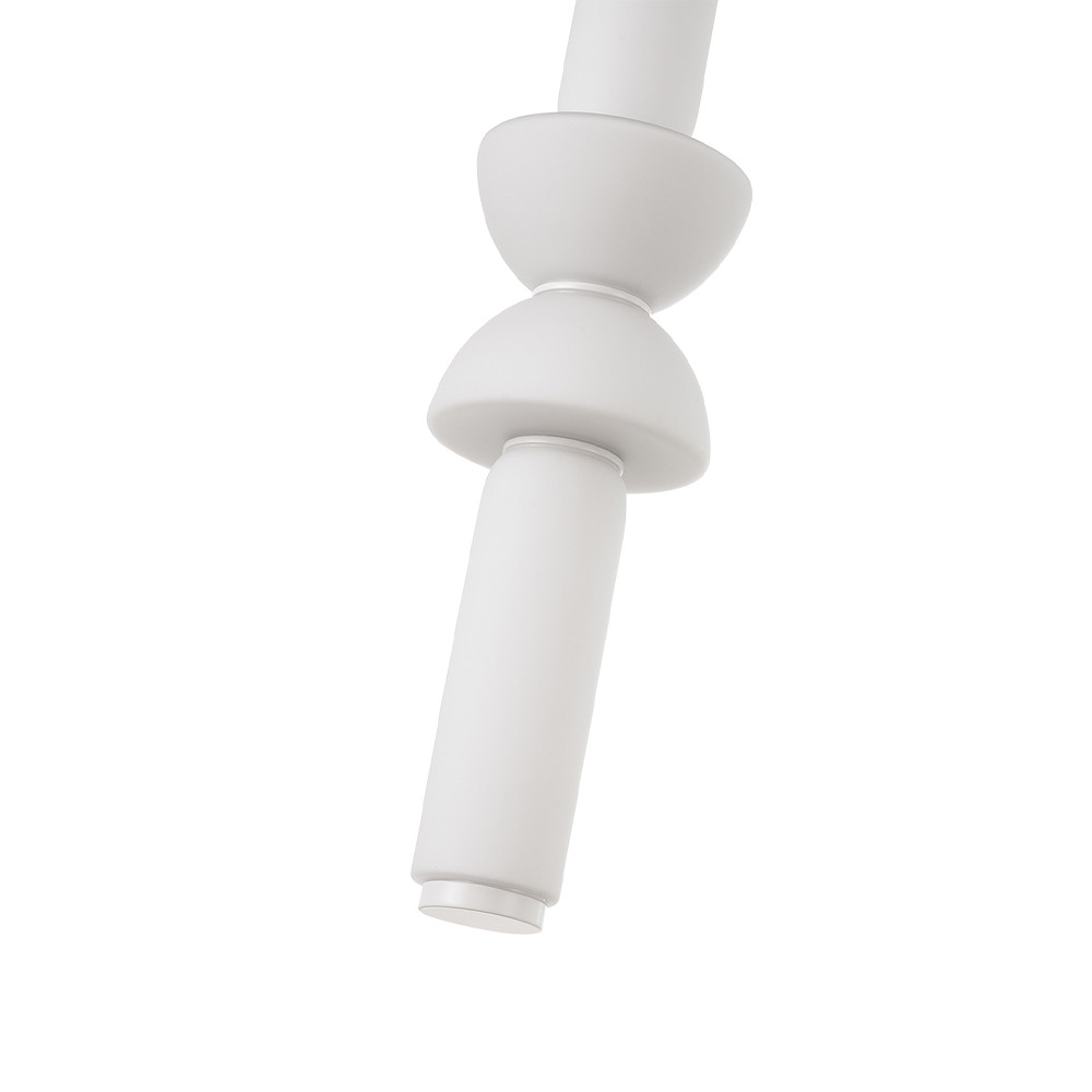 Подвесной светильник с белыми матовыми плафонами Hiding secrets