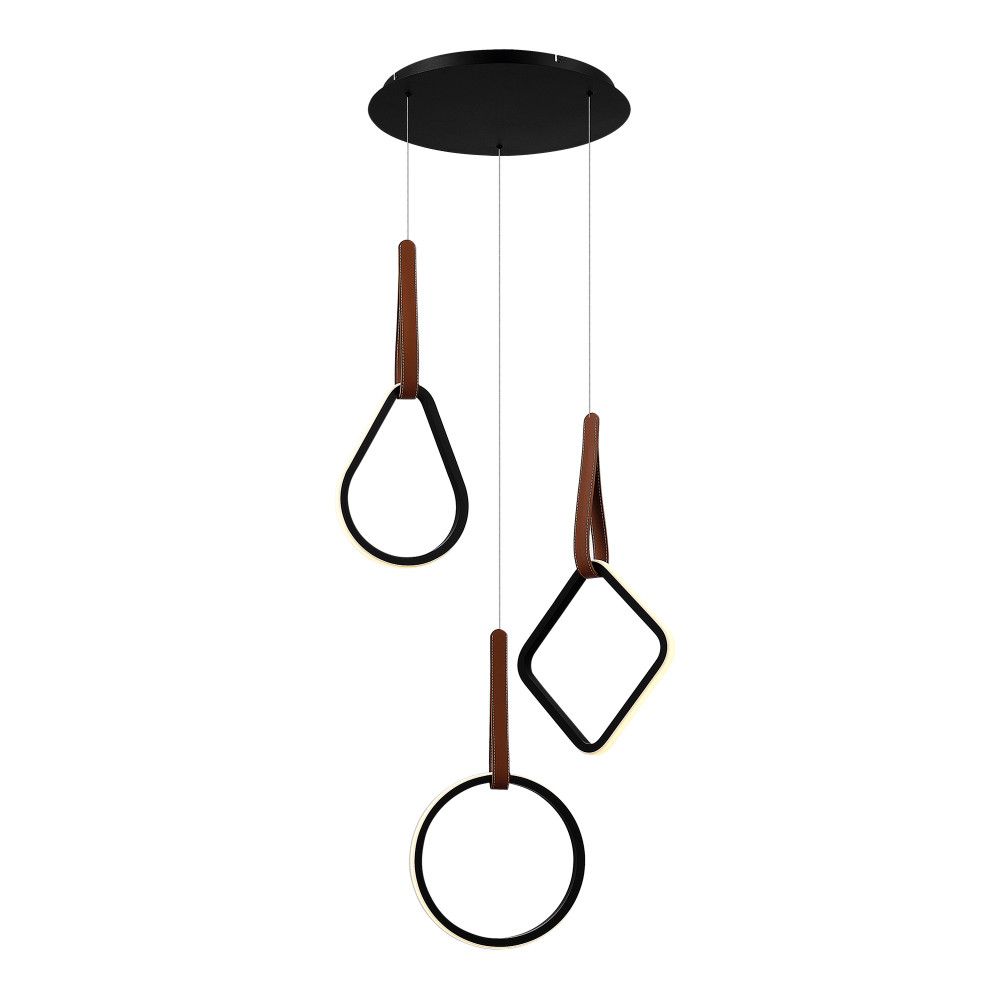 Подвесной светильник с геометрическими источниками света Geometric Architecture of Light