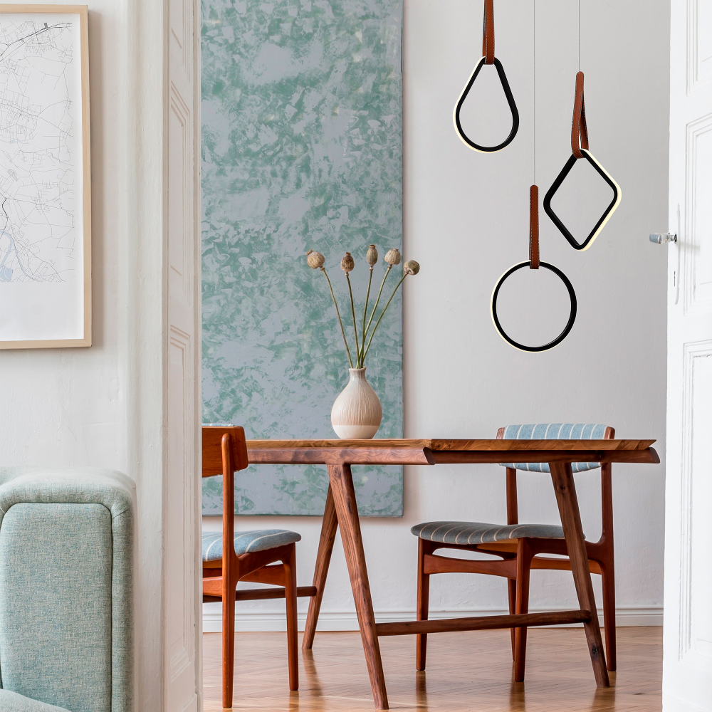 Подвесной светильник с геометрическими источниками света Geometric Architecture of Light