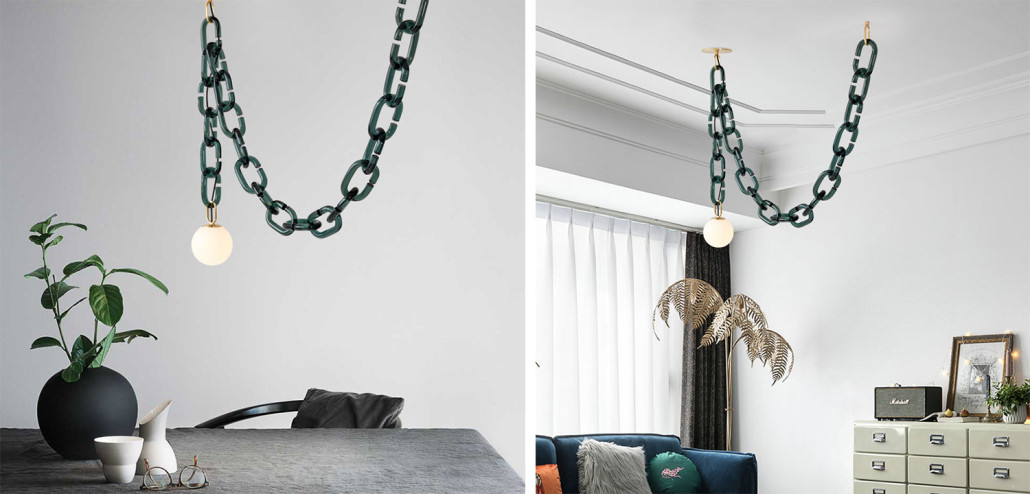 Подвесной светильник с декоративной цепью Brooklyn Studio