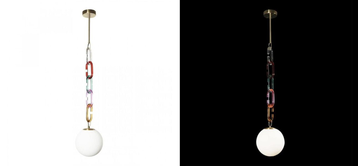 Подвесной светильник с декоративной цепью Brooklyn Studio Multi short