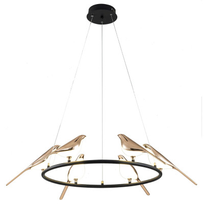 Подвесной светильник с декором в виде птиц Birds Ring Hanging Lamp