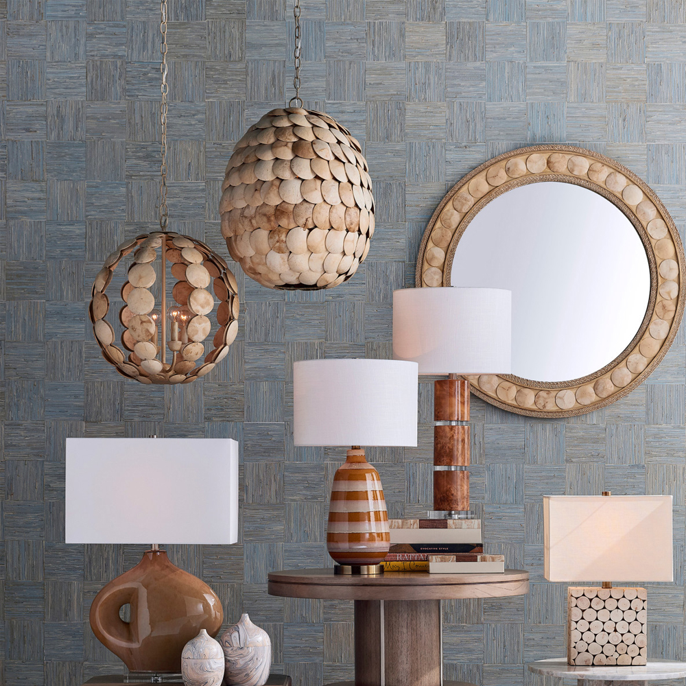 Подвесной светильник с каскадом из круглых декоративных элементов Texture Discs