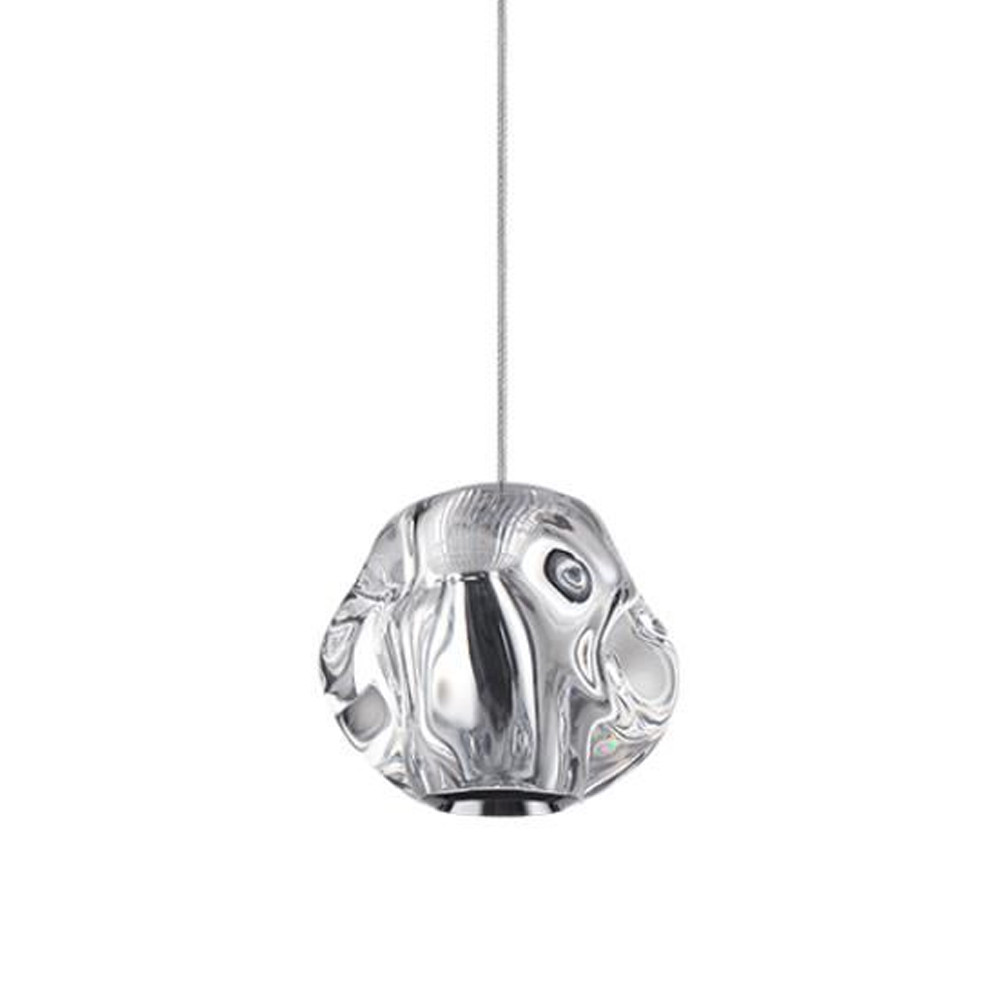 Подвесной светильник с круглым прозрачным плафоном Bubbles Bocci