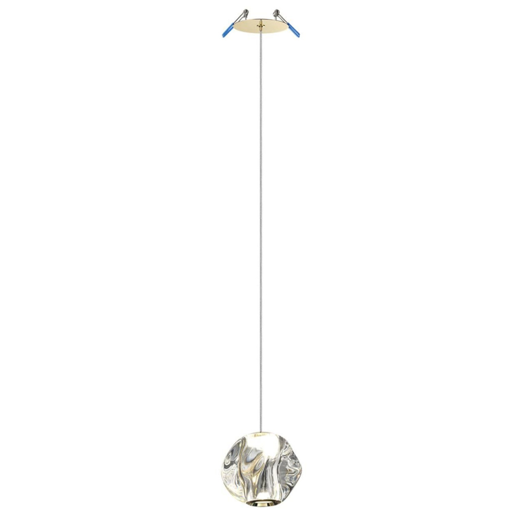 Подвесной светильник с круглым прозрачным плафоном Bubbles Bocci