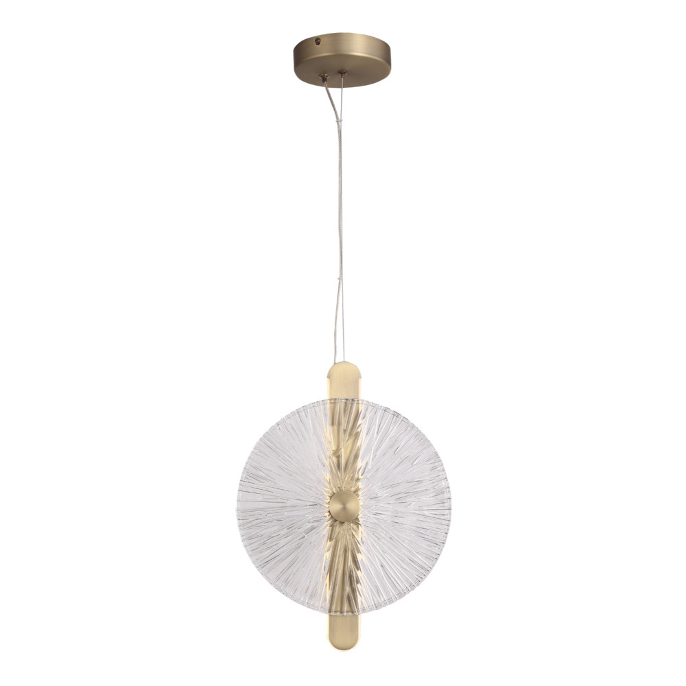 Подвесной светильник с круглым стеклянным плафоном Gingham