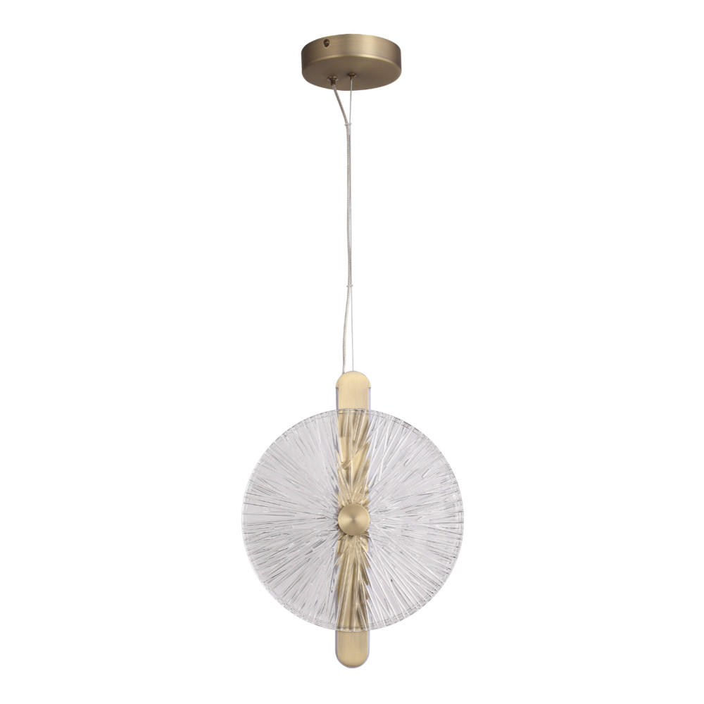 Подвесной светильник с круглым стеклянным плафоном Gingham