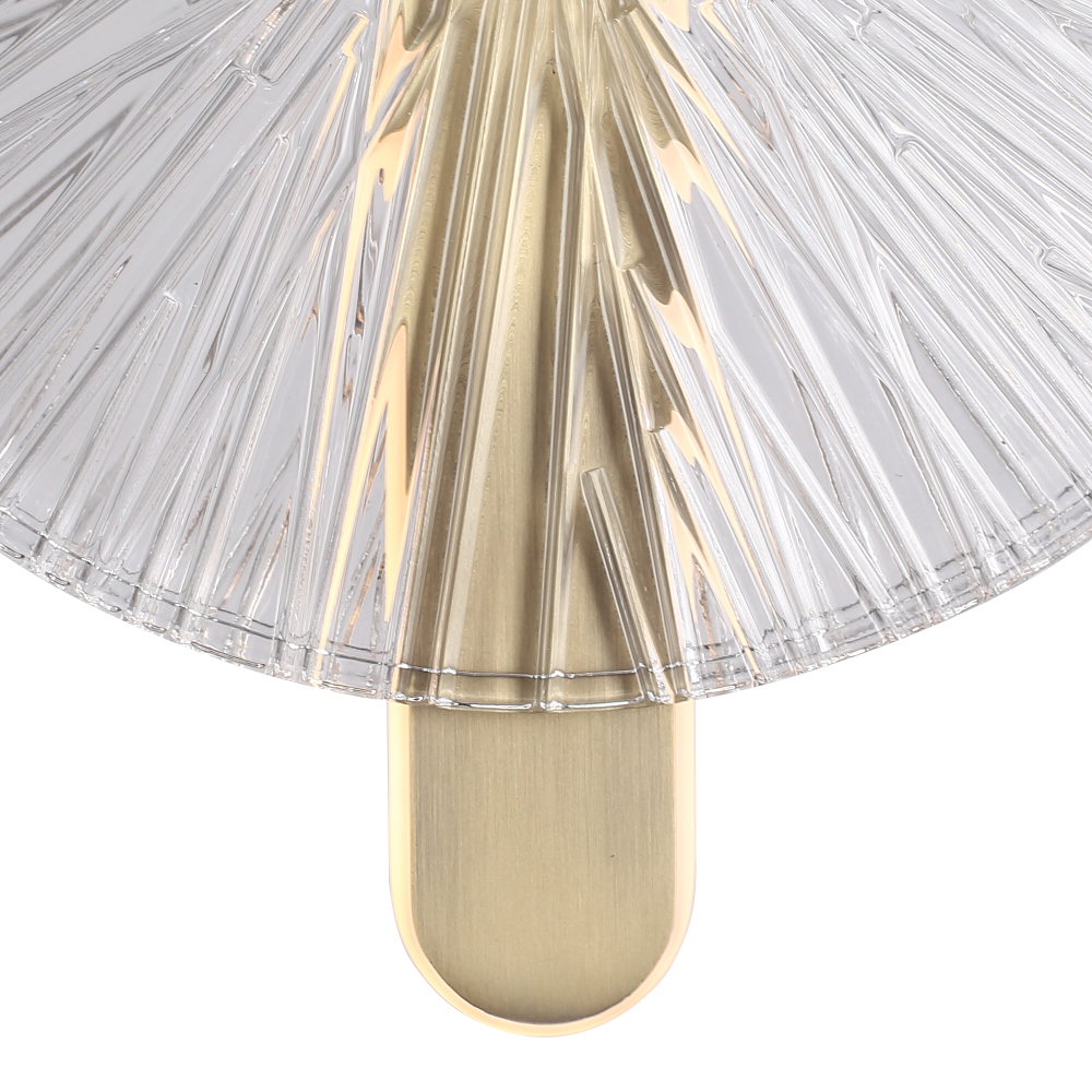 Подвесной светильник с круглым стеклянным плафоном Gingham