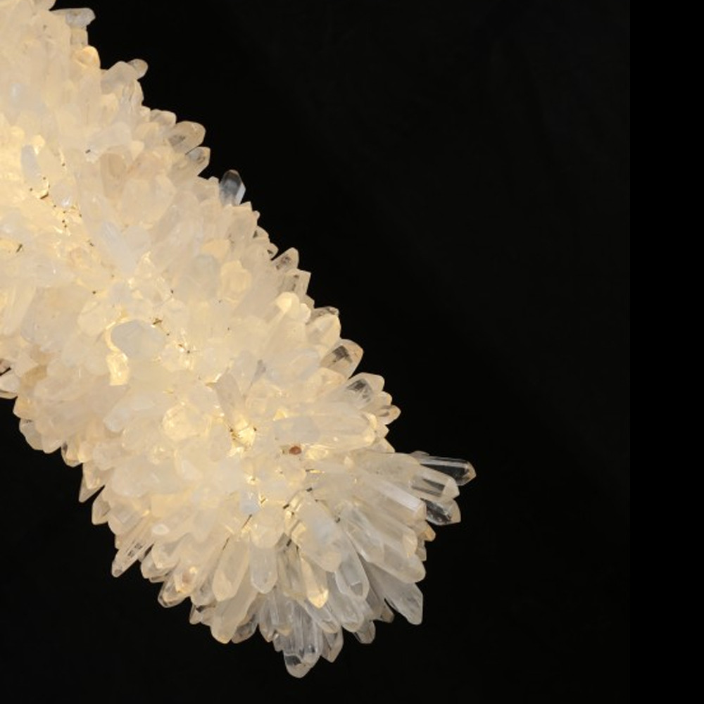 Подвесной светильник с натуральным горным хрусталем Harmonious Crystal