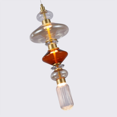 Подвесной светильник с плафонами разной формы Geometry Glass