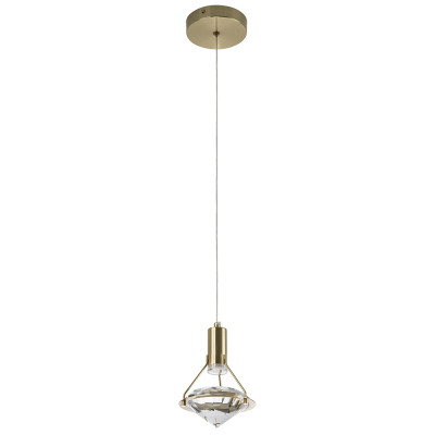 Подвесной светильник с плафоном в форме бриллианта Diamond Crystal Hanging Lamp