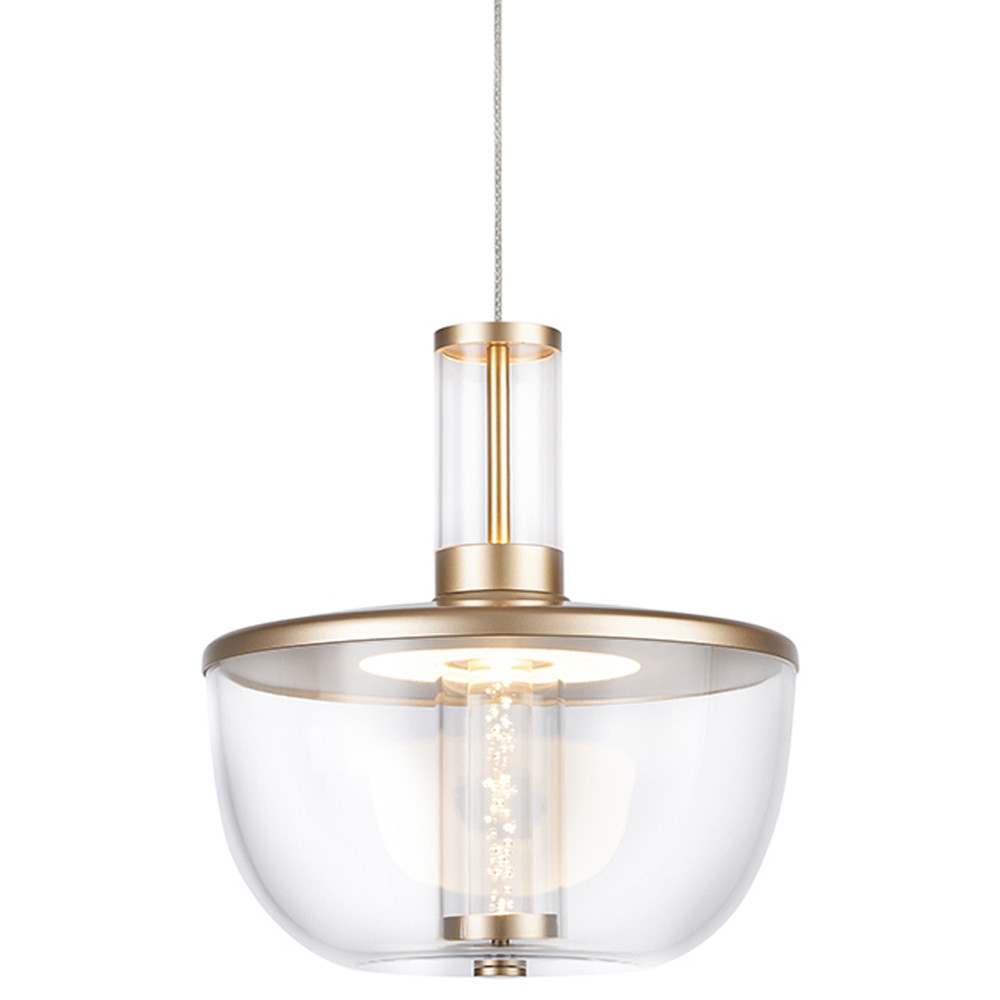 Подвесной светильник с плафоном из акрила и металлическим основанием Blanton 23