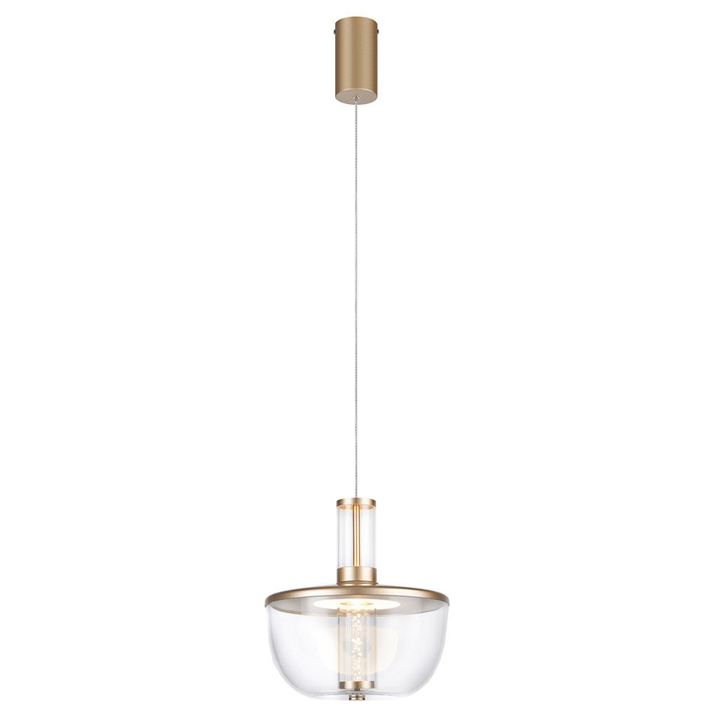 Подвесной светильник с плафоном из акрила и металлическим основанием Blanton 23