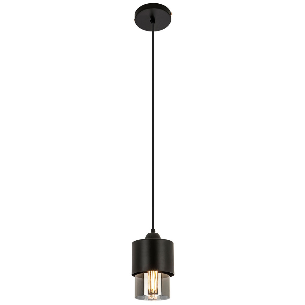 Подвесной светильник с плафоном из дымчатого стекла Volta Flos Hanging Lamp