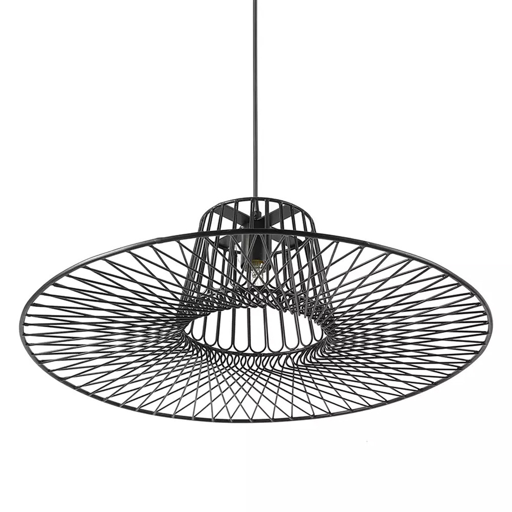 Подвесной светильник с плафоном из металлической сетки Lamp with Metal Mesh Shade