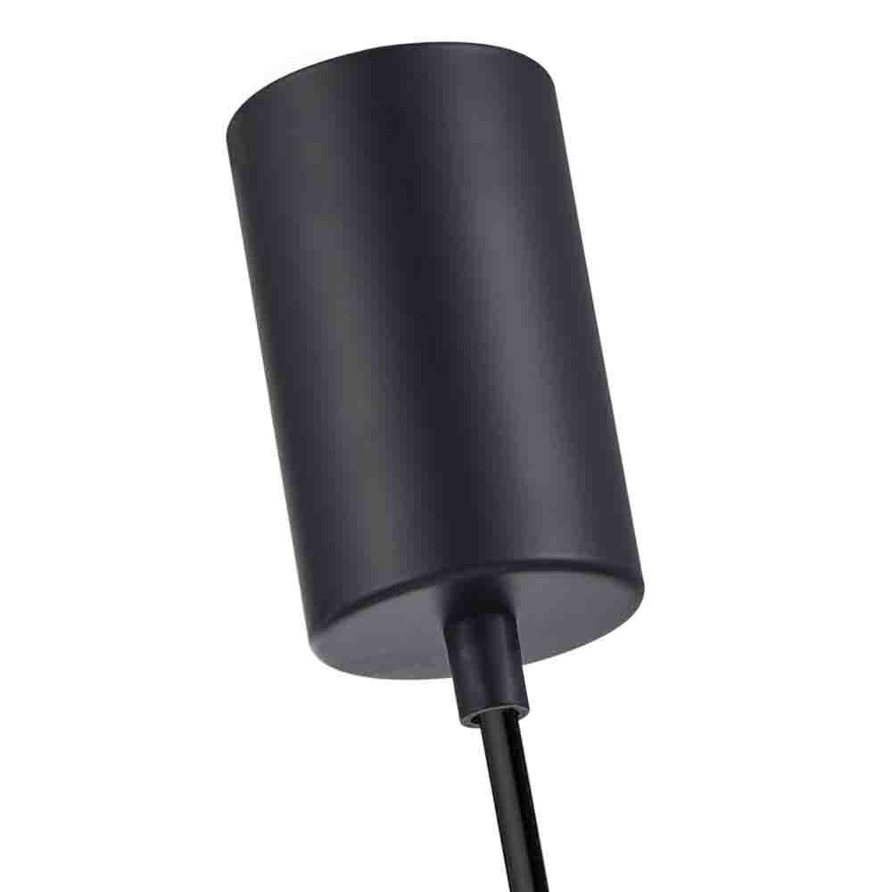 Подвесной светильник с рифленым стеклянным плафоном цилиндрической формы Артиколо