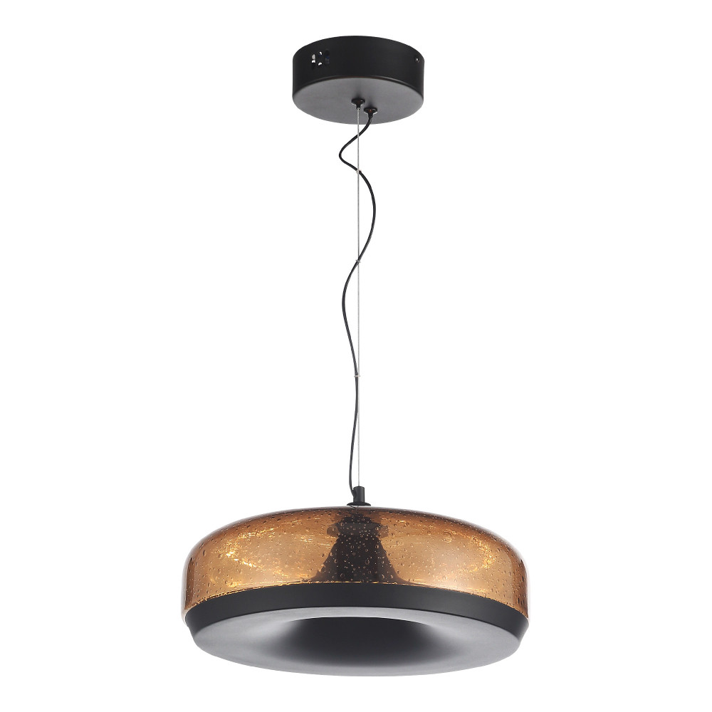 Подвесной светильник с стеклянным плафоном LED 42W 3000K Glass Textured Lampshade