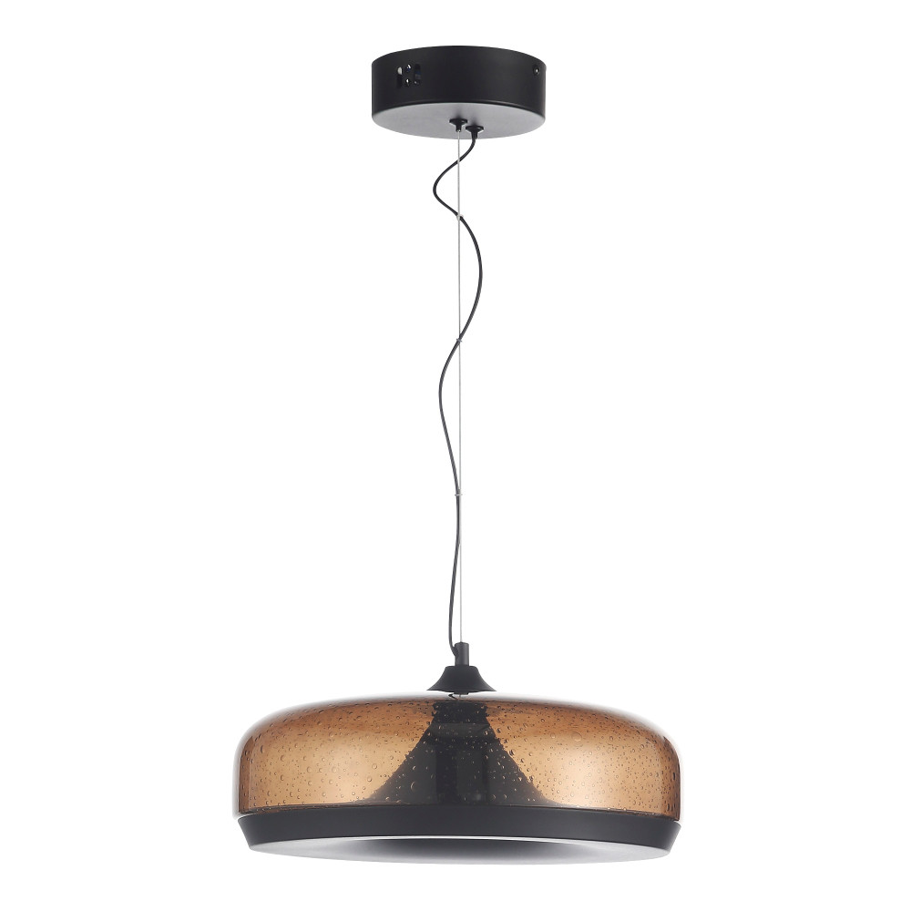 Подвесной светильник с стеклянным плафоном LED 42W 3000K Glass Textured Lampshade