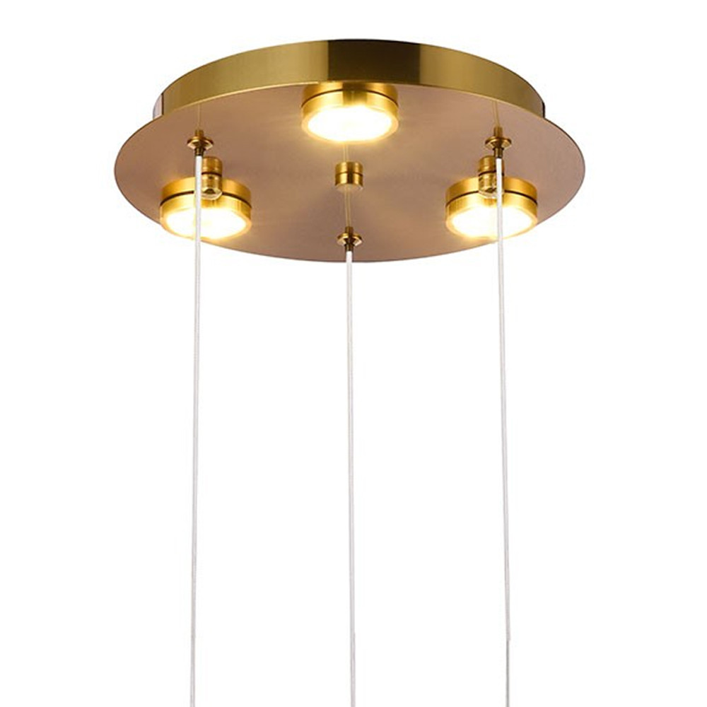 Подвесной светильник с тремя цветными плафонами Soar Colorful Lamp
