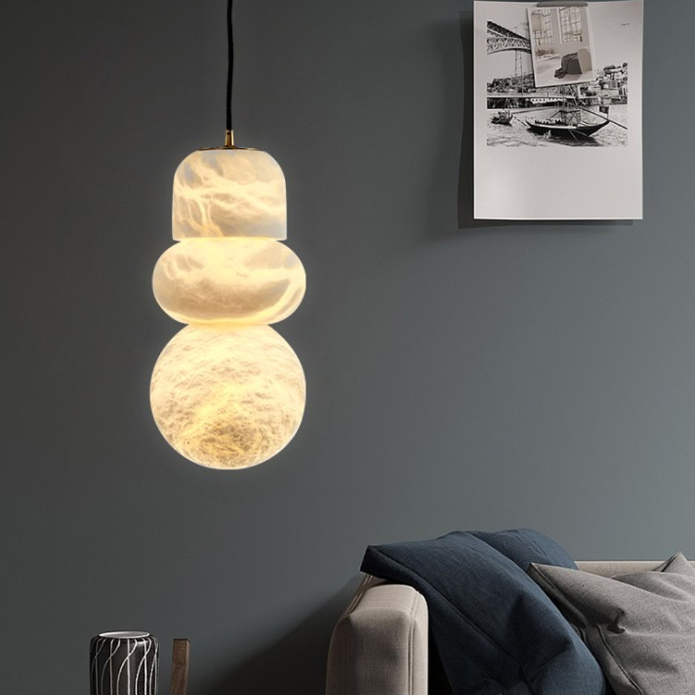 Подвесной светильник с фигурными плафонами Stone Triad