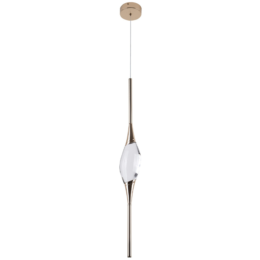 Подвесной светильник с хрустальным плафоном Renee Golden Glass Drops Light