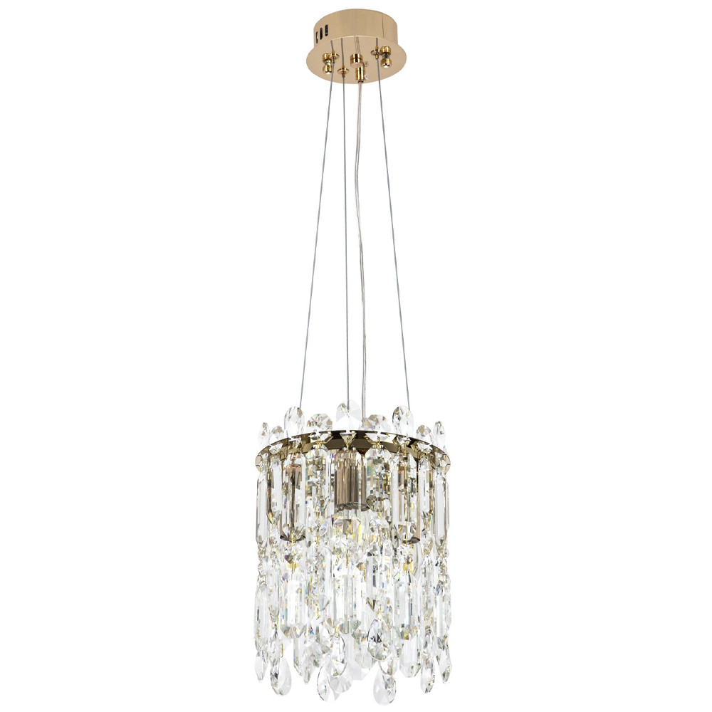 Подвесной светильник с хрустальными подвесками Roul Crystal Round Hanging Lamp