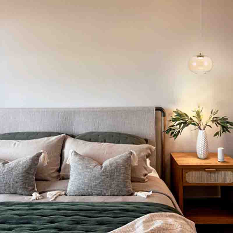 Подвесной светильник с янтарным рифленым стеклянным плафоном Ferm Living