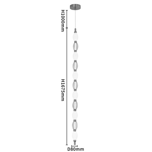 Подвесной светильник светодиодный с белыми сферическими плафонами и декоративными элементами в виде золотой сетки HANDLE GRAPE