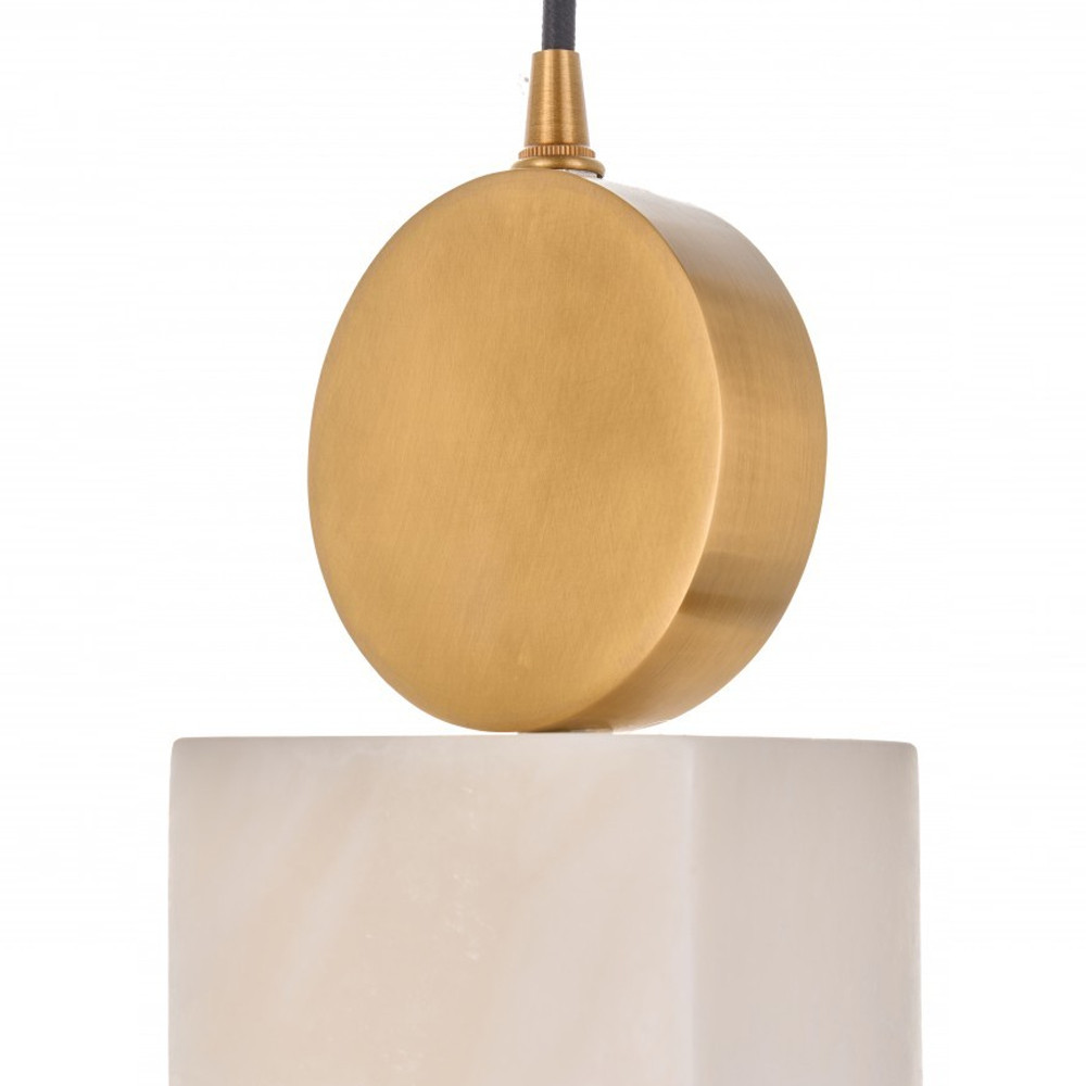 Подвесной светильник светодиодный с квадратным плафоном Stone Helios