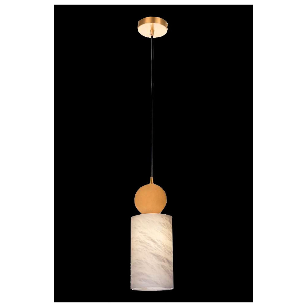 Подвесной светильник светодиодный с цилиндрическим плафоном Stone Helios