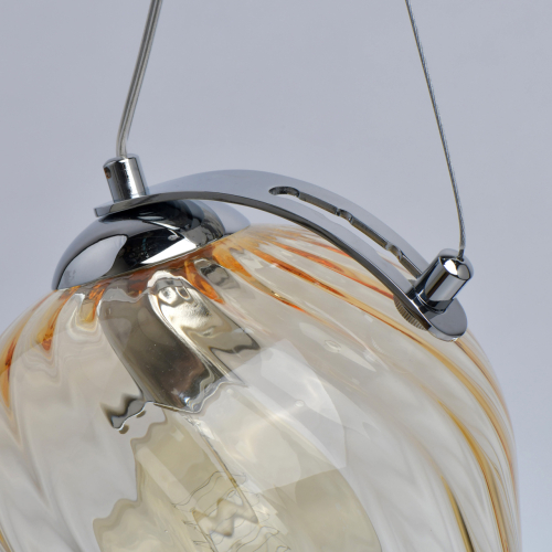 Подвесной светильник со стеклянном плафоном в форме бокала Kaleido