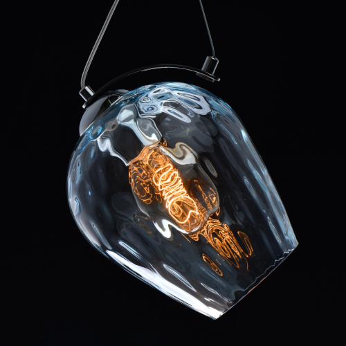 Подвесной светильник со стеклянном плафоном в форме бокала Kaleido