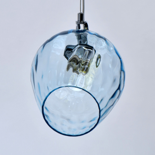 Подвесной светильник со стеклянном плафоном в форме бокала Kaleido