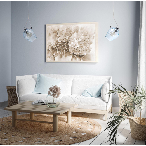 Подвесной светильник со стеклянном плафоном в форме бокала Kaleido