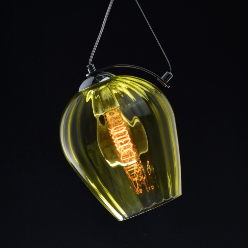 Подвесной светильник со стеклянном плафоном в форме бокала Kaleido