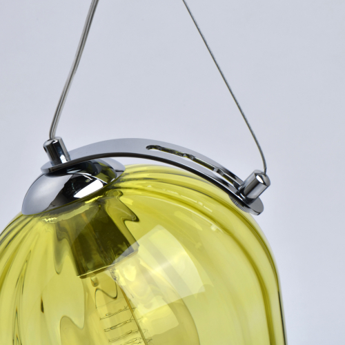 Подвесной светильник со стеклянном плафоном в форме бокала Kaleido