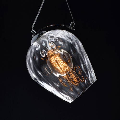 Подвесной светильник со стеклянном плафоном в форме бокала Kaleido