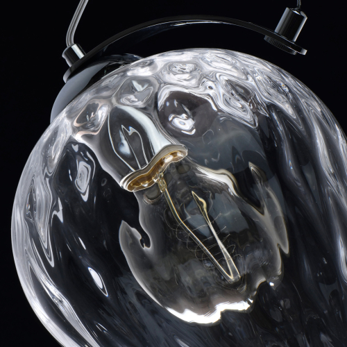 Подвесной светильник со стеклянном плафоном в форме бокала Kaleido