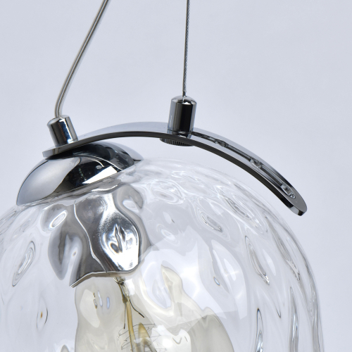 Подвесной светильник со стеклянном плафоном в форме бокала Kaleido