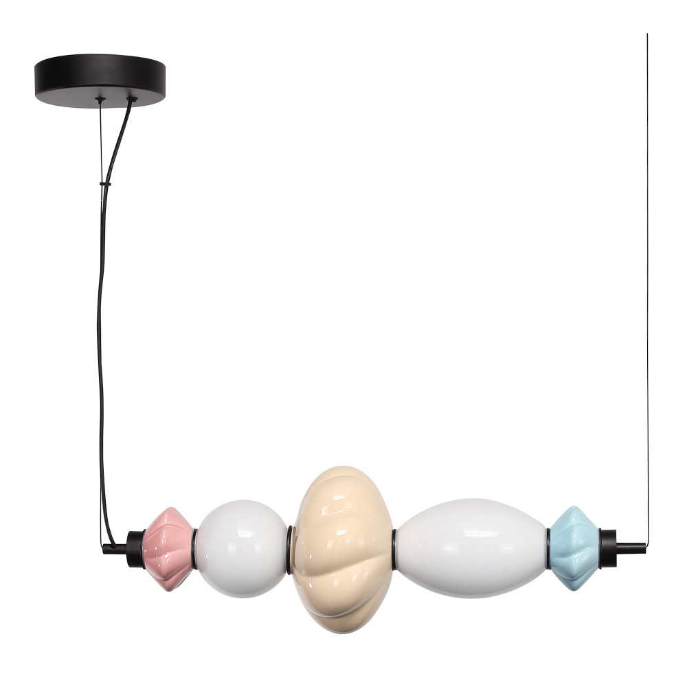 Подвесной светильник фигруный с керамическими элементами 18W LED Fragrant Light