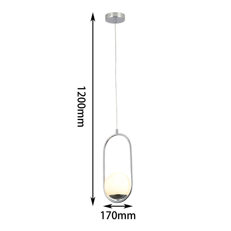 Подвесной светильник цвета хром B.LUX