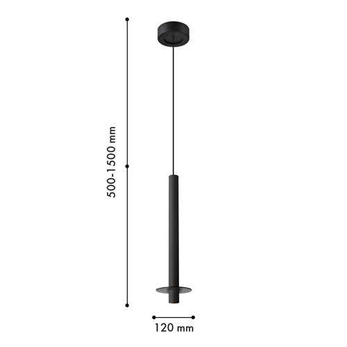 Подвесной светильник цилиндрической формы Trumpet tube