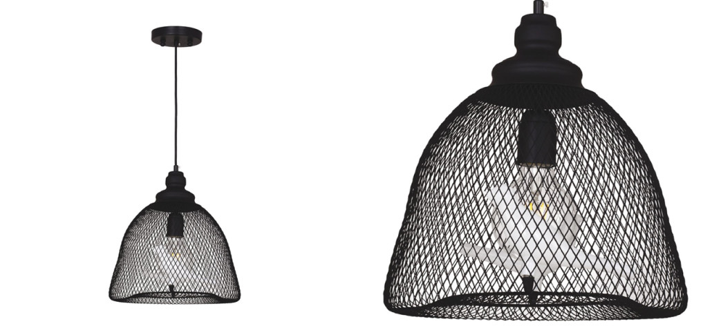 Подвесной светильник черного цвета Locked bird