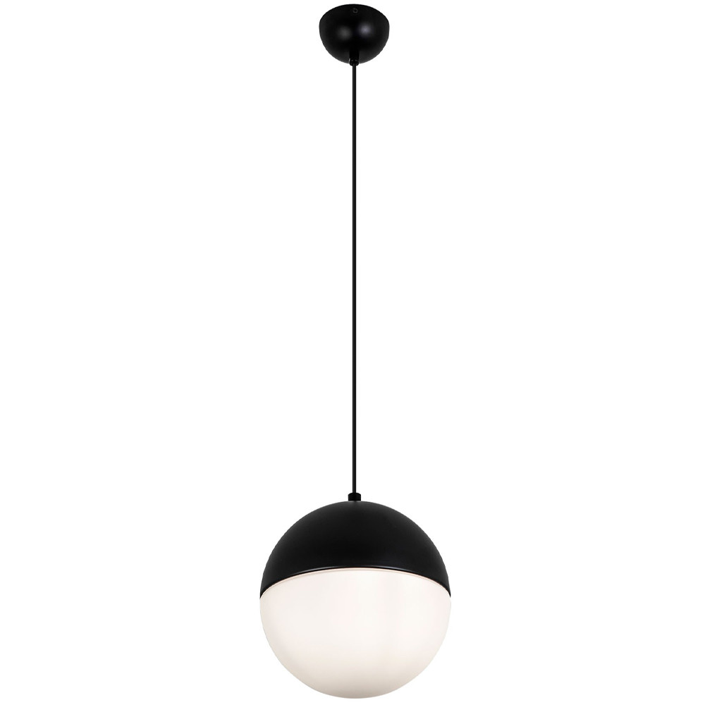 Подвесной светильник шар Ponzio Flos Black Sphere Hanging Lamp